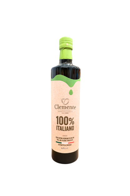 CLEMENTE Olio Extra Vergine di Oliva, 100% Italiano. 75cl