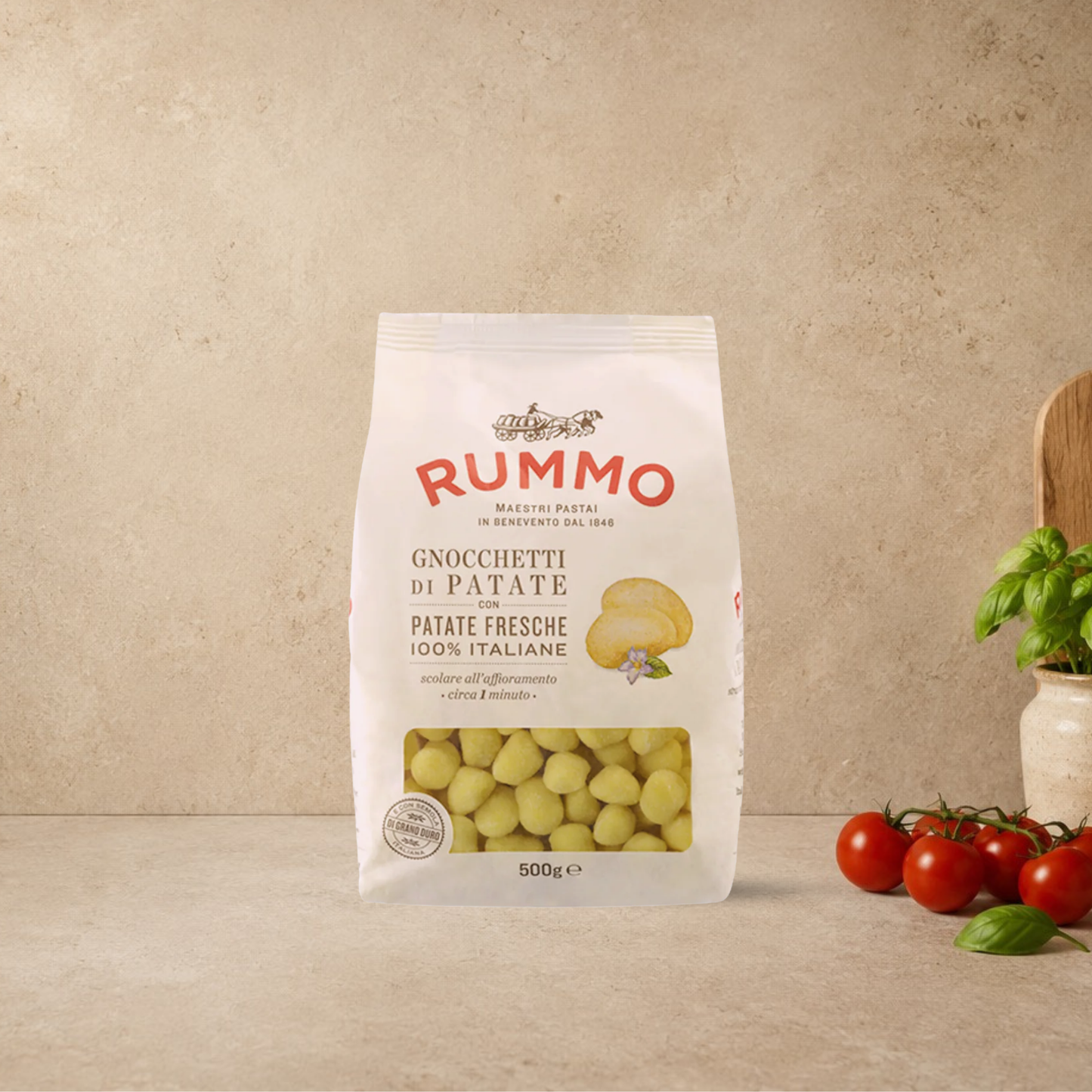 RUMMO Italian Fresh Potato Gnocchi 500g | Authentic Italian Gnocchi free shipping