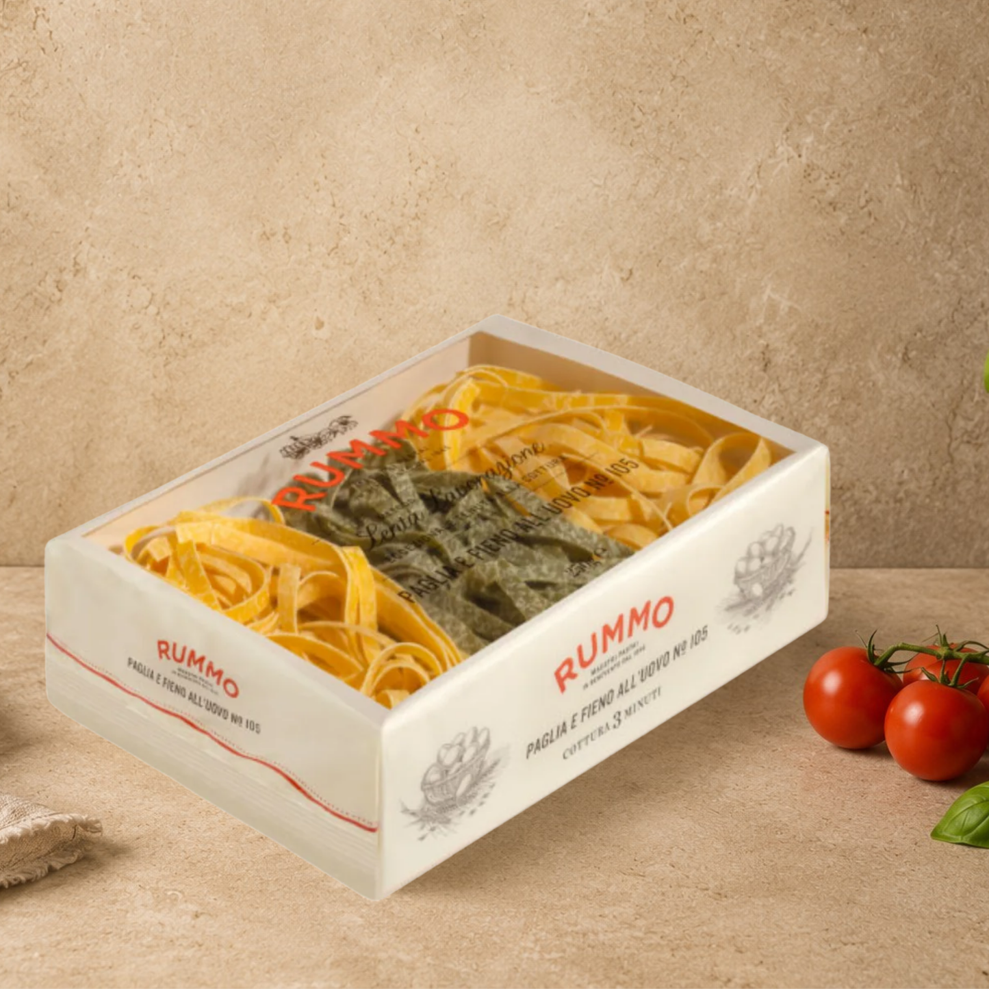 RUMMO Paglia e Fieno all'Uovo, 250gr spedizione in tutta Europa