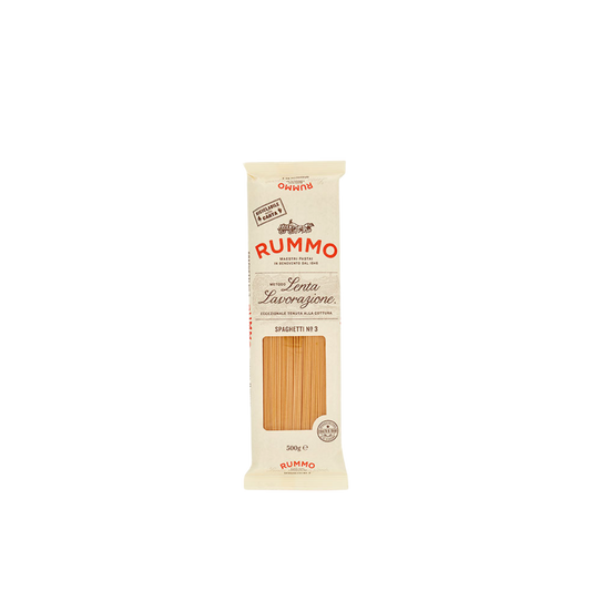 Confezione da 500g di Spaghetti Rummo – pasta lunga trafilata al bronzo
