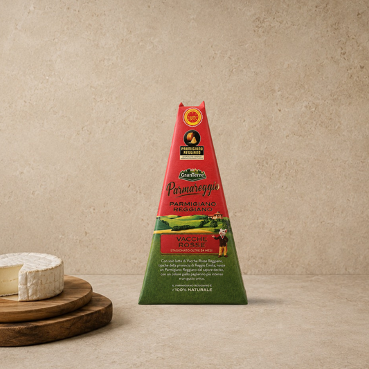 SALUMIFICI GRANTERRE Parmigiano Reggiano Vacche Rosse Parmareggio, 250 gr.