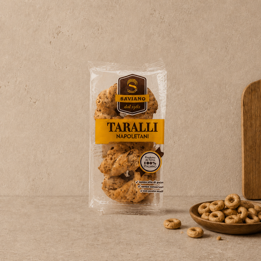 SAVIANO Taralli Napoletani 160g | Authentic Italian Aperitivo Snack