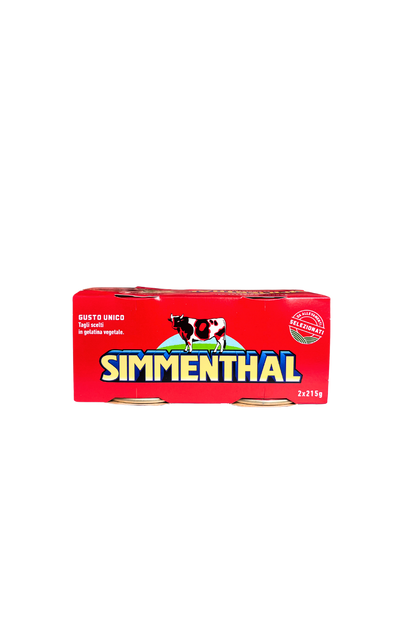 Confezione da 3 vasetti Simmenthal carne in gelatina 70 g – scatoletta classica italiana