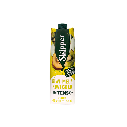 SKIPPER Succo Kiwi e Mela Intenso 1L - bevanda naturale alla frutta italiana
