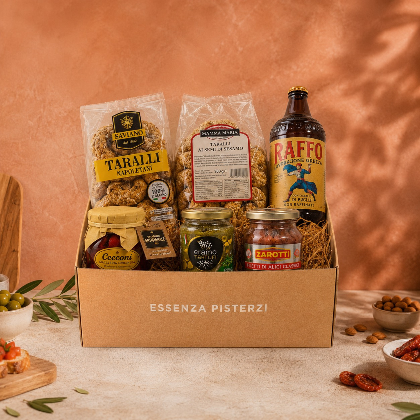 Southern Italy Aperitivo Box - Authentic Italian Aperitivo Experience (6pcs)