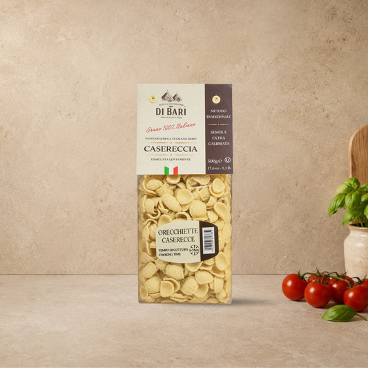 TARALLORO Orecchiette di Bari Caserecce 500g | Authentic Puglian Italian Pasta