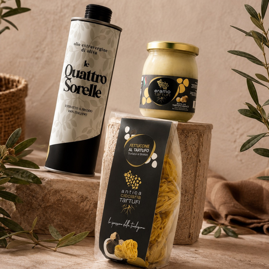Three authentic Italian truffle products