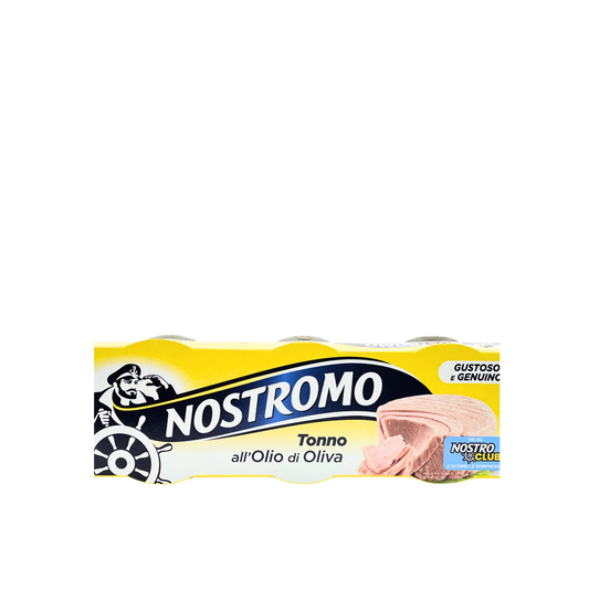 Tonno all’Olio di Oliva NOSTROMO 3x70g – prodotto italiano autentico su Essenza Pisterzi