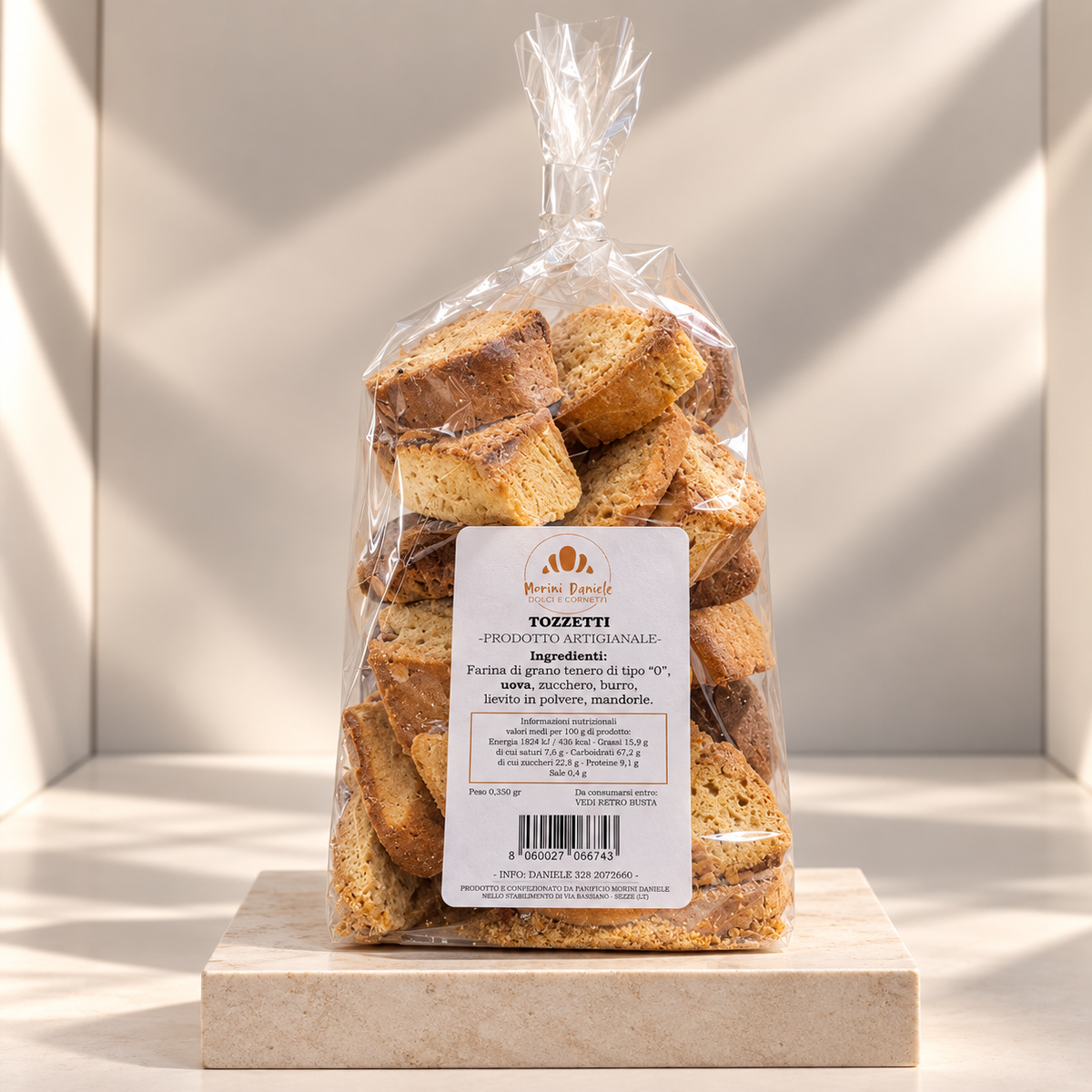 Traditional Italian Tozzetti Almond Biscuits | 250g
