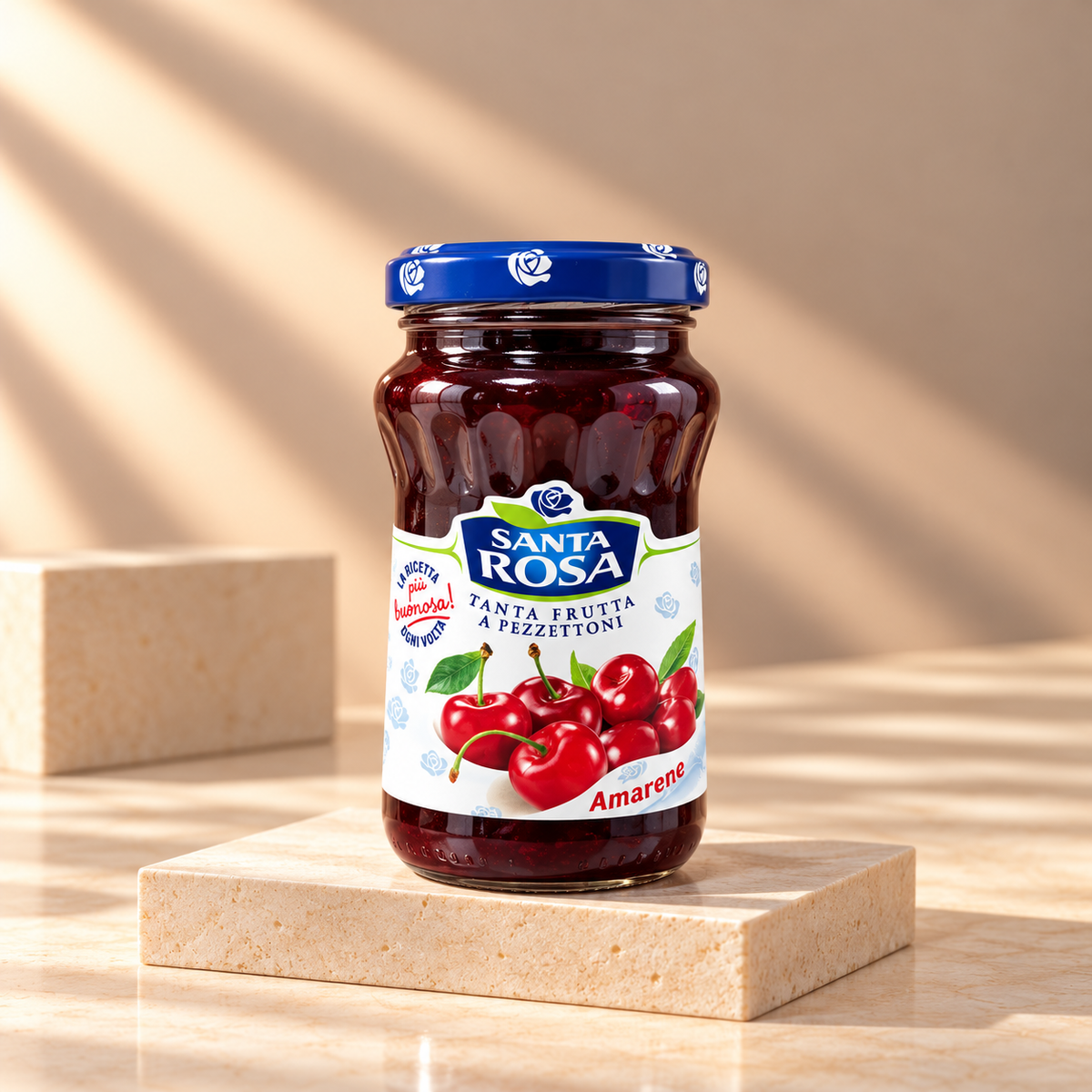 SANTA ROSA Black Cherry Jam, 350gr.