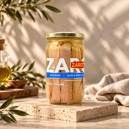 Zarotti Thunfischfilets in Olivenöl 720 g – italienischer Thunfisch
