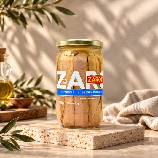 Zarotti Thunfischfilets in Olivenöl 720 g – italienischer Thunfisch
