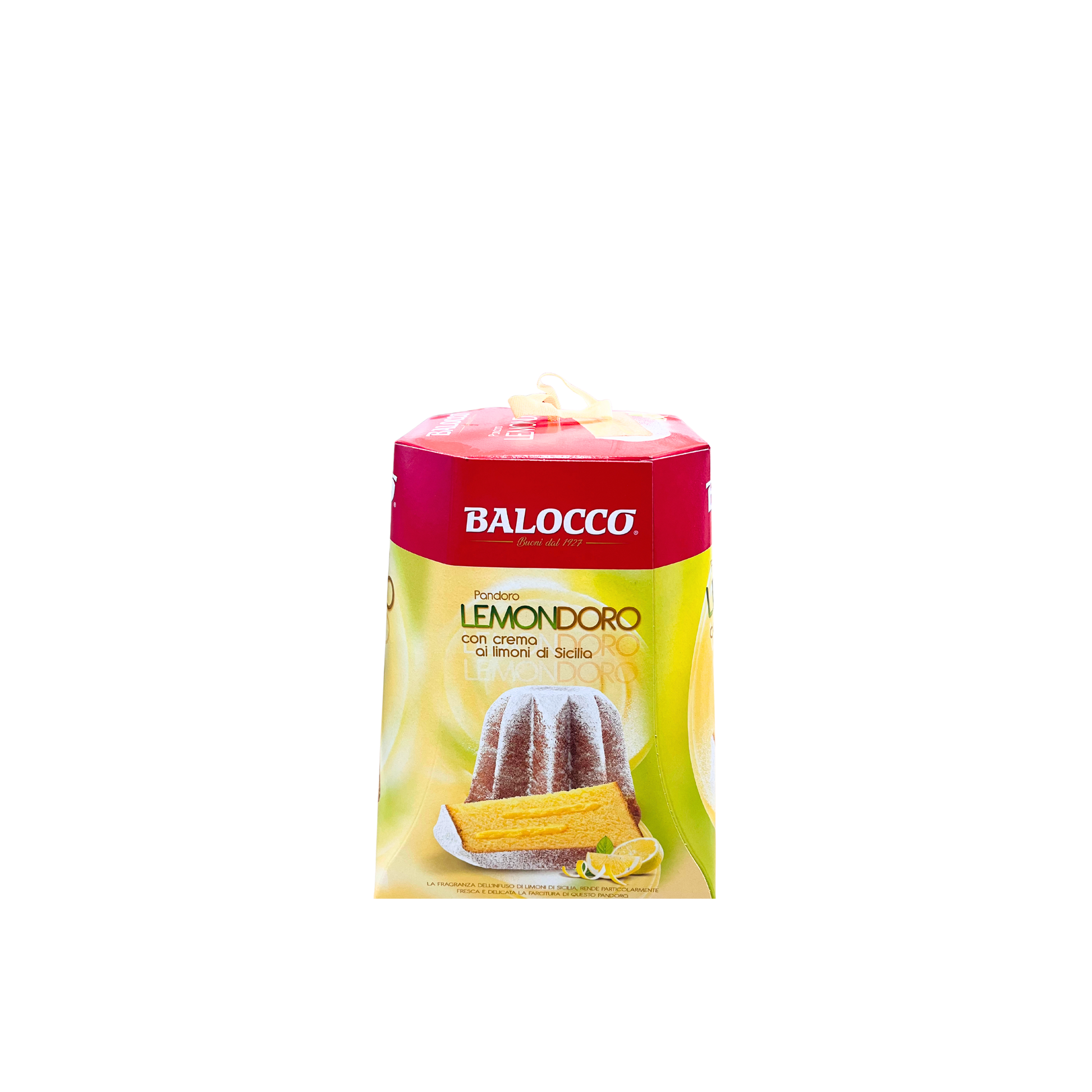 BALOCCO Pandoro Lemondoro 800g - dolce natalizio italiano al limone
