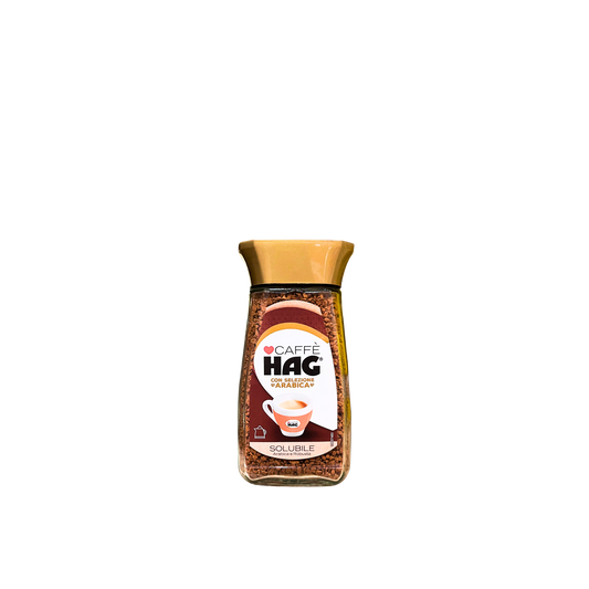 Caffè HAG Solubile 100g – caffè decaffeinato istantaneo italiano