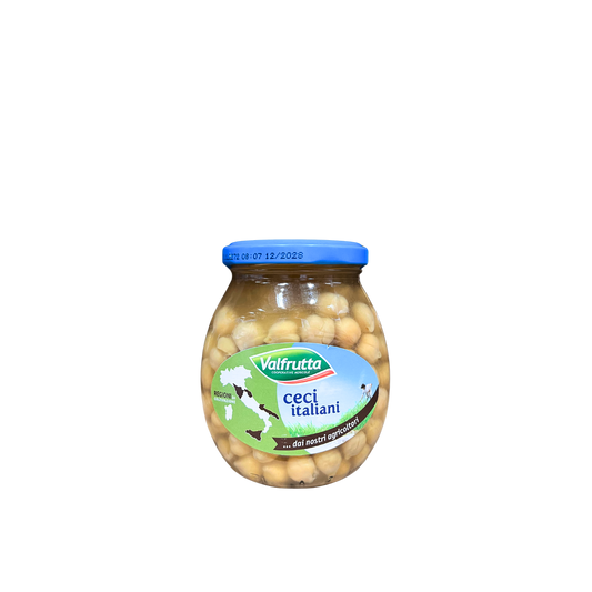 VALFRUTTA Ceci Italiani 360g - Barattolo di ceci teneri e pronti all'uso
