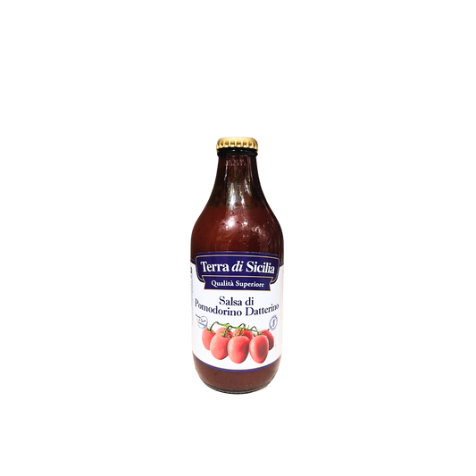 Terra di Sicilia Salsa di Pomodoro Datterino 330g salsa di pomodorini siciliani dolci
