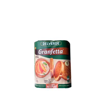 DELVERDE Fette Biscottate Integrali 40 Fette – fette croccanti integrali per colazione su sfondo neutro – Essenza Pisterzi