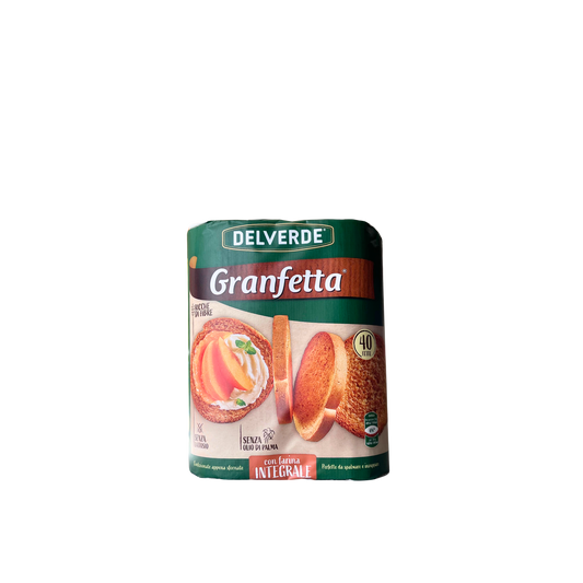 DELVERDE Fette Biscottate Integrali 40 Fette – fette croccanti integrali per colazione su sfondo neutro – Essenza Pisterzi