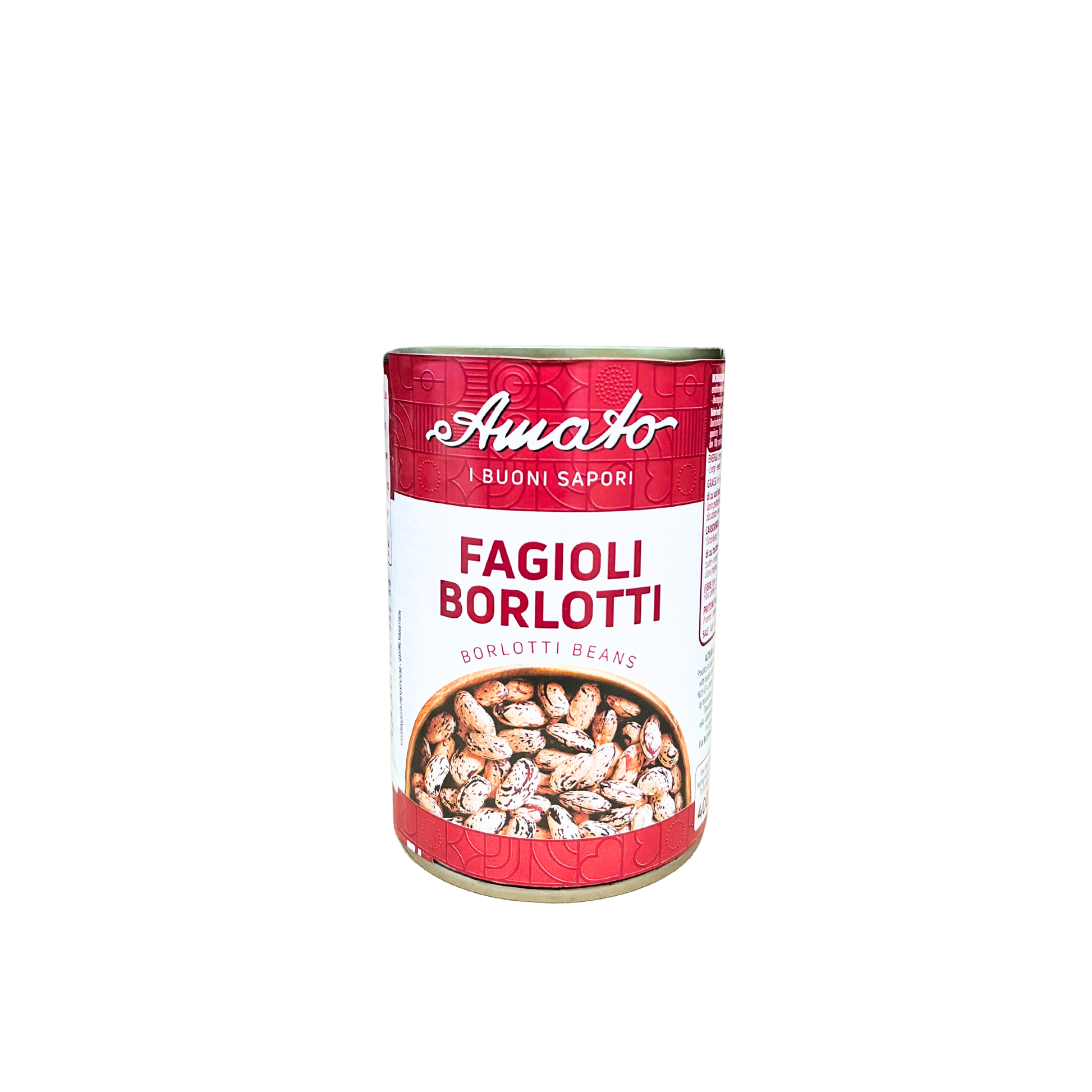 AMATO Fagioli Borlotti 400g - Barattolo di fagioli borlotti teneri e pronti all’uso
