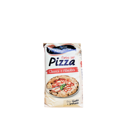Farina per pizza fatta in casa Le Farine Magiche
