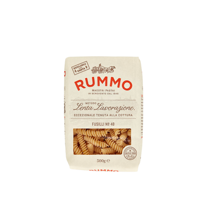 Confezione da 500g di Fusilli Rummo – pasta corta artigianale trafilata al bronzo
