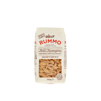 Confezione da 500g di Gnocchetti Sardi Rummo – pasta corta italiana trafilata al bronzo
