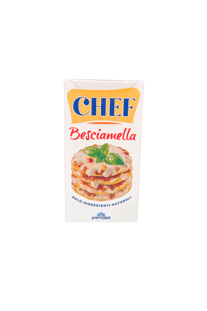 Confezione di Besciamella Parmalat Chef 500ml, ideale per ricette cremose e gratinate.
