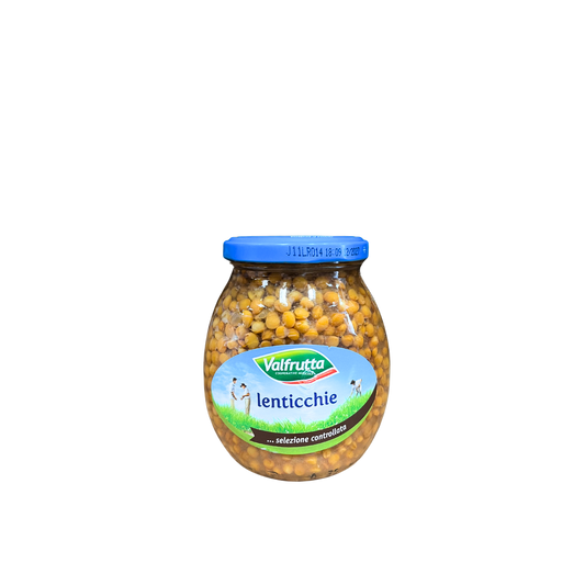 VALFRUTTA Lenticchie 360g - Barattolo di lenticchie cotte pronte all’uso
