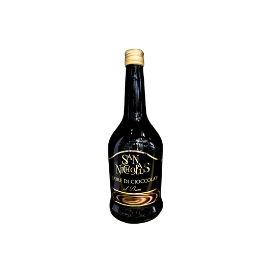 SAN NICHOLAUS Liquore di Cioccolato con Rum 70cl - Bottiglia di liquore cremoso al cioccolato e rum