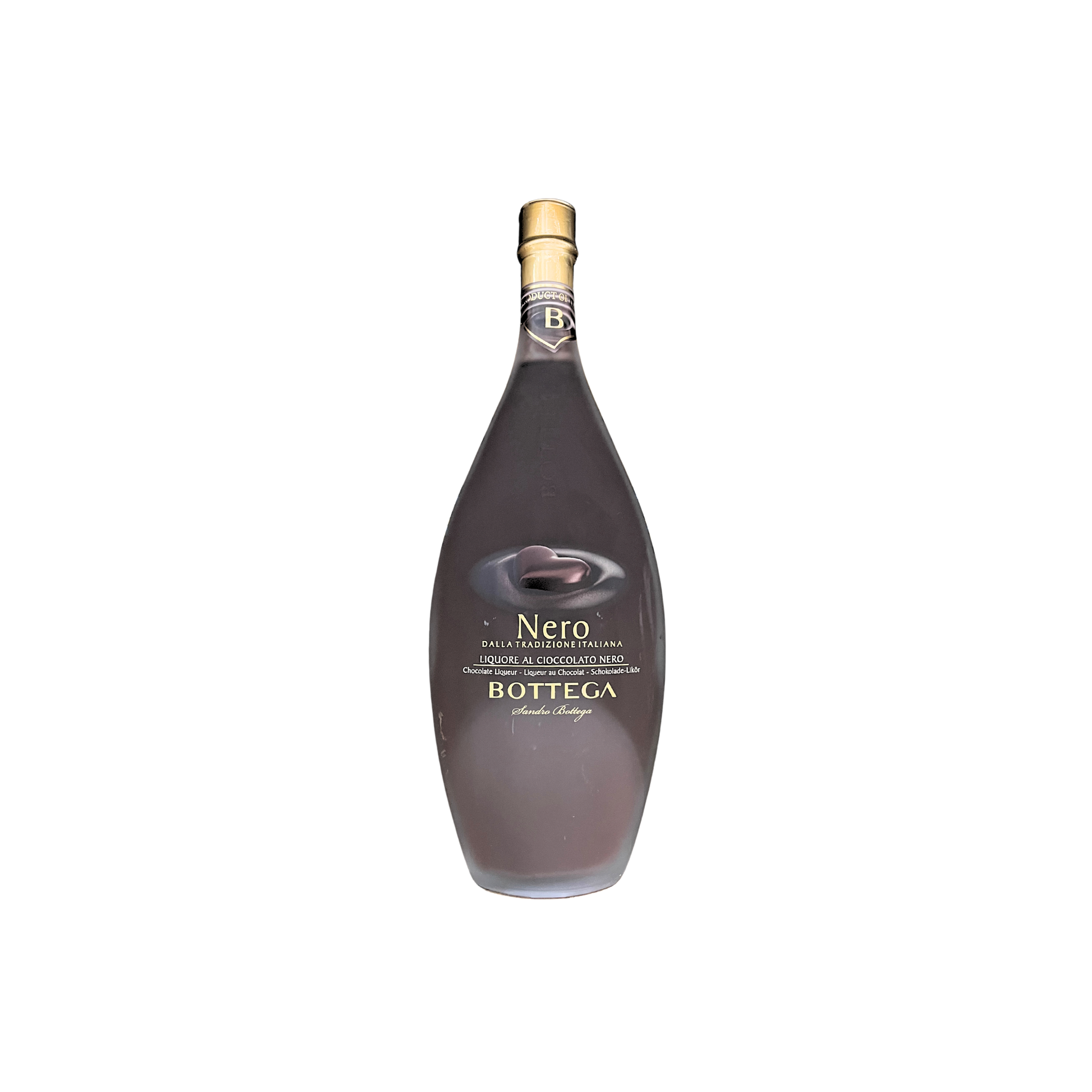 BOTTEGA Liquore al Cioccolato Nero 50cl - Bottiglia di liquore cremoso al cioccolato fondente
