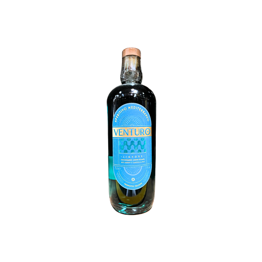VENTURO Aperitivo Mediterraneo Liquore 70cl - Bottiglia di liquore agrumato per aperitivo
