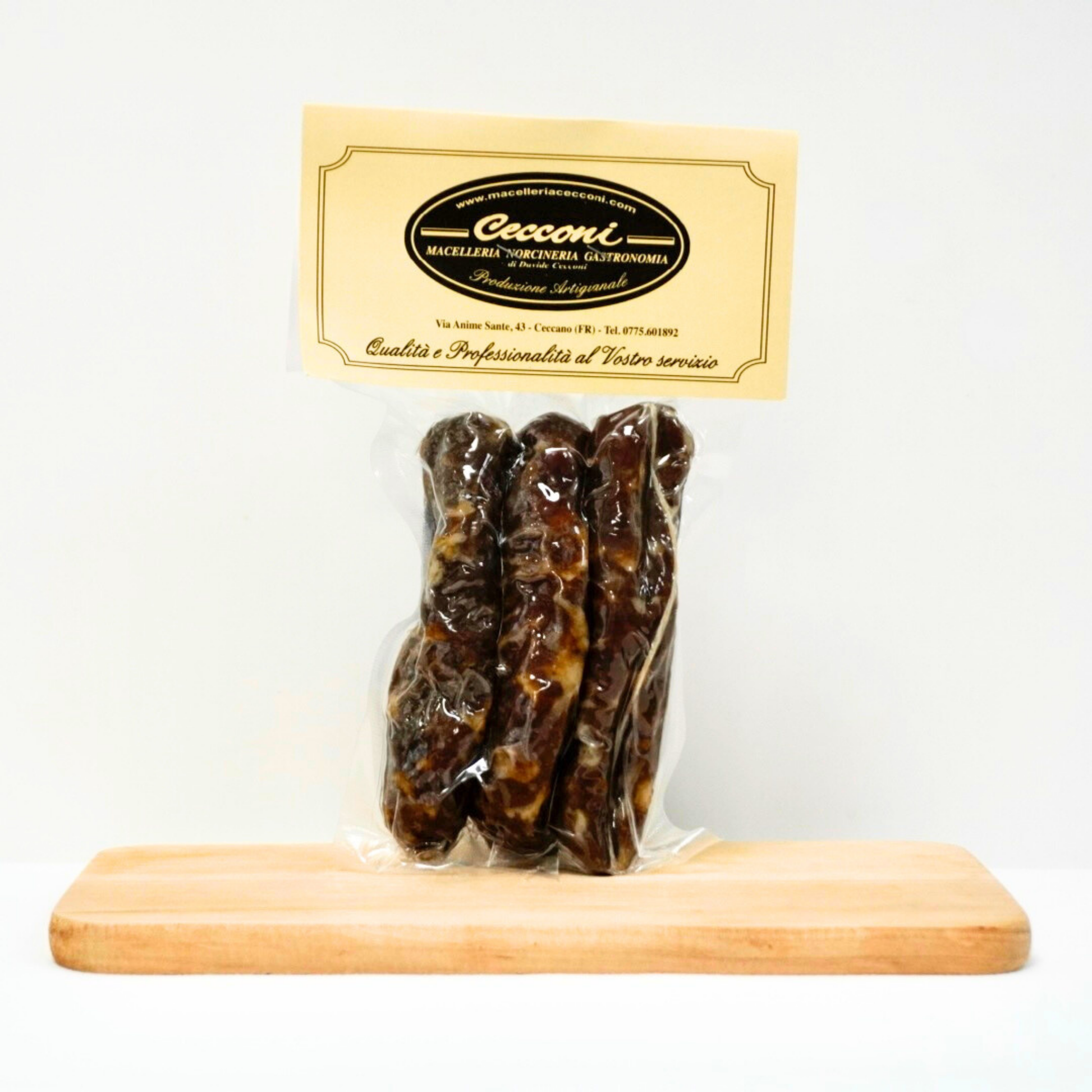 salsiccia della nonna artigianale Macelleria Cecconi Davide – salume tradizionale ciociaro, Essenza Pisterzi
