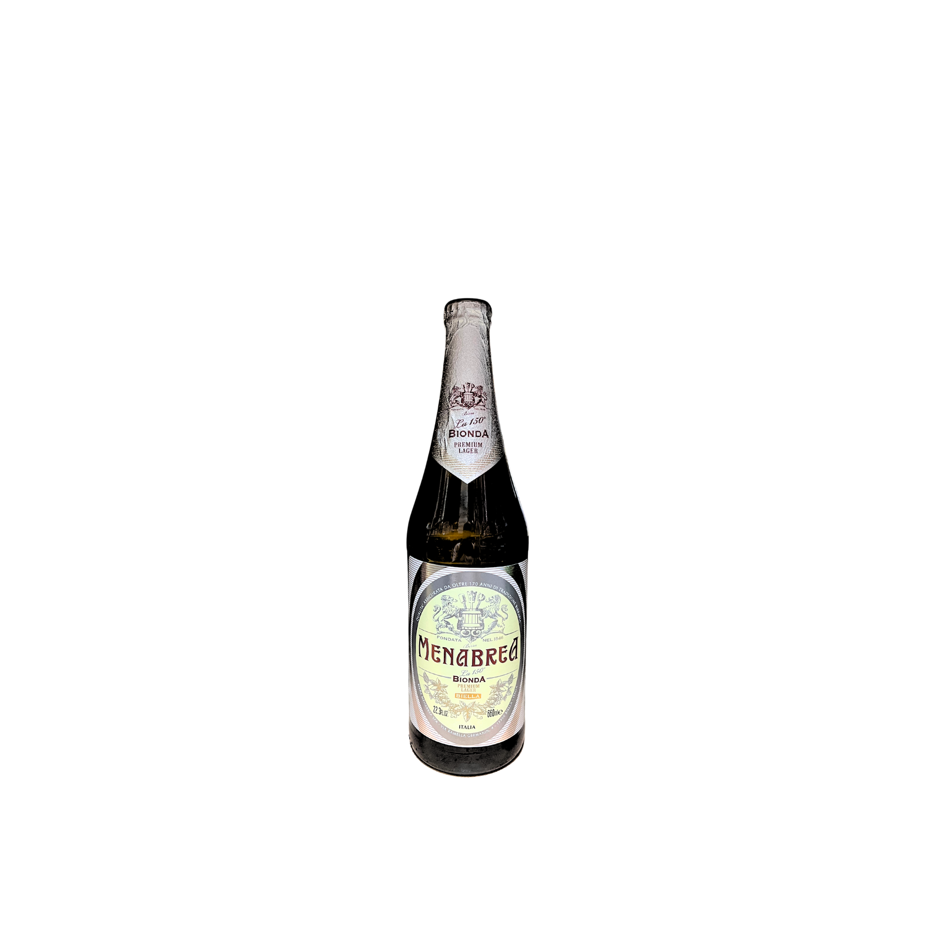 Birra Menabrea Bionda Premium Lager bottiglia 660ml
