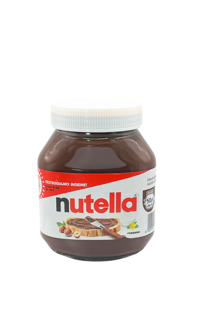 Nutella Ferrero 750 grammi – Crema spalmabile alle nocciole in barattolo