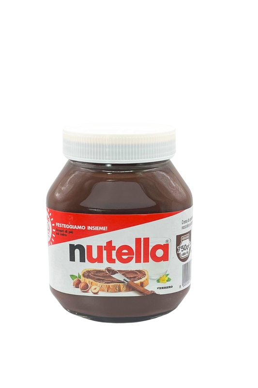 Nutella Ferrero 750 grammi – Crema spalmabile alle nocciole in barattolo