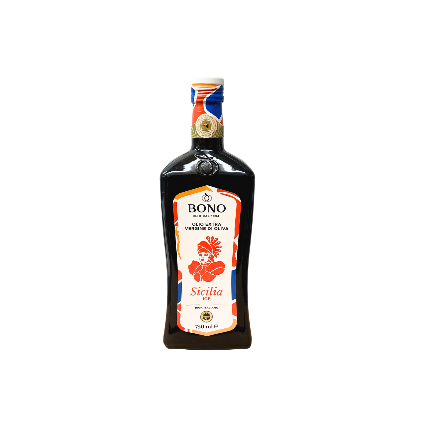 BONO Olio Extra Vergine d’Oliva DOP Sicilia IGP 750ml – olio evo siciliano di alta qualità