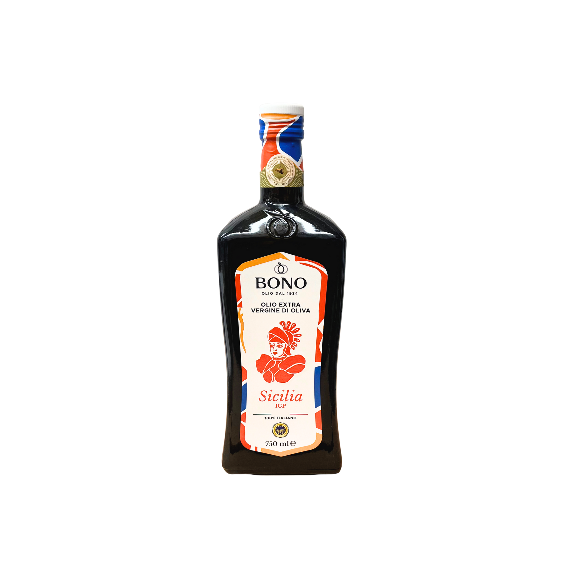 BONO Olio Extra Vergine d’Oliva DOP Sicilia IGP 750ml – olio evo siciliano di alta qualità