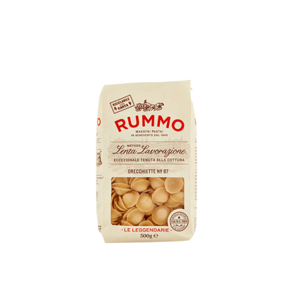Confezione da 500g di Orecchiette Rummo – pasta tipica pugliese trafilata al bronzo
