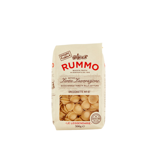 Confezione da 500g di Orecchiette Rummo – pasta tipica pugliese trafilata al bronzo
