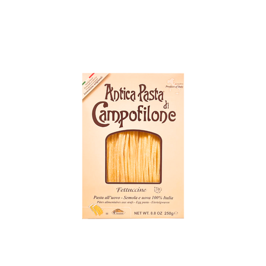 Confezione da 250 g di Fettuccine all’Uovo IGP Antica Pasta di Campofilone – pasta artigianale marchigiana