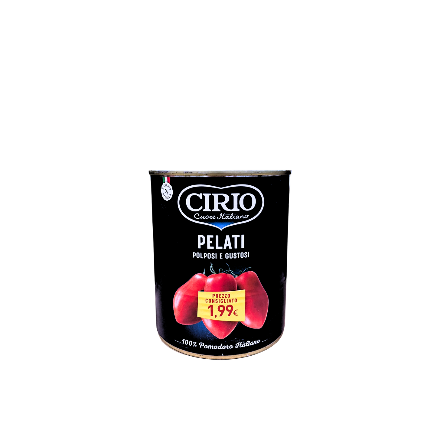 Cirio Pomodori Pelati Gustosi lattina 800g pomodori italiani interi
