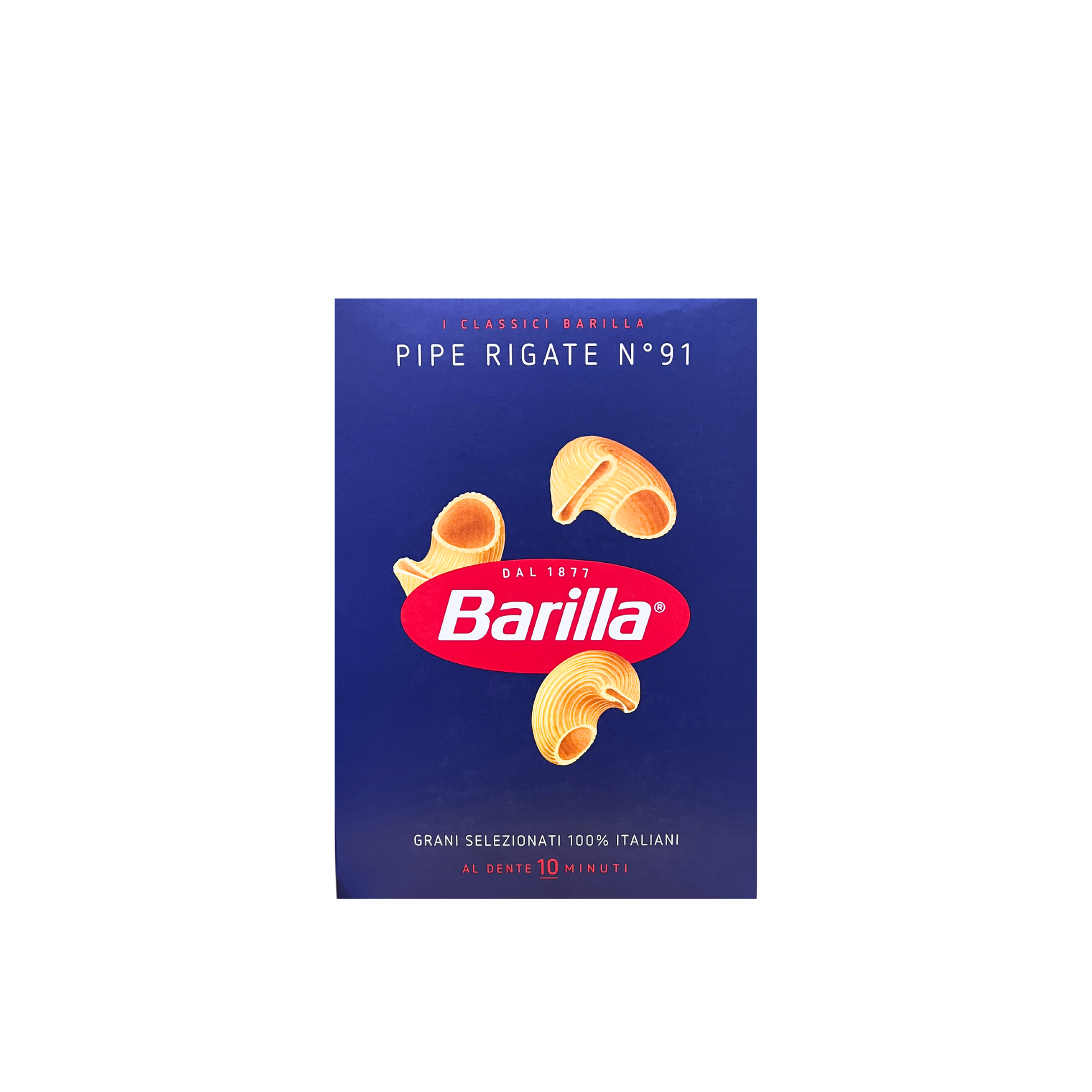 Pasta Barilla Pipe Rigate 500g – pasta corta rigata di grano duro italiana