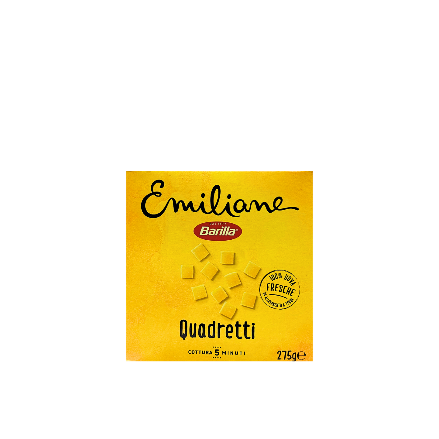 Pasta Barilla Emiliane Quadretti 275g – pasta all’uovo a cubetti di grano duro italiana
