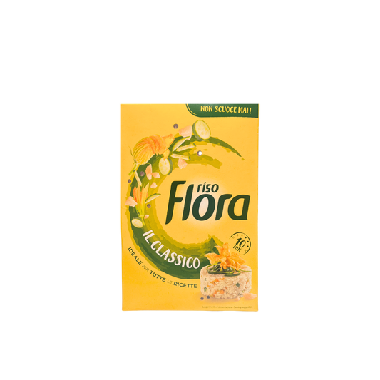 Confezione da 1 kg di Riso Flora Classico – riso italiano di alta qualità per risotti, minestre e contorni