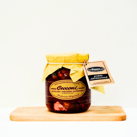 Salsicce Ciociare Dolci Sott’olio in Barattolo – Macelleria Cecconi Davide, snack tradizionale
