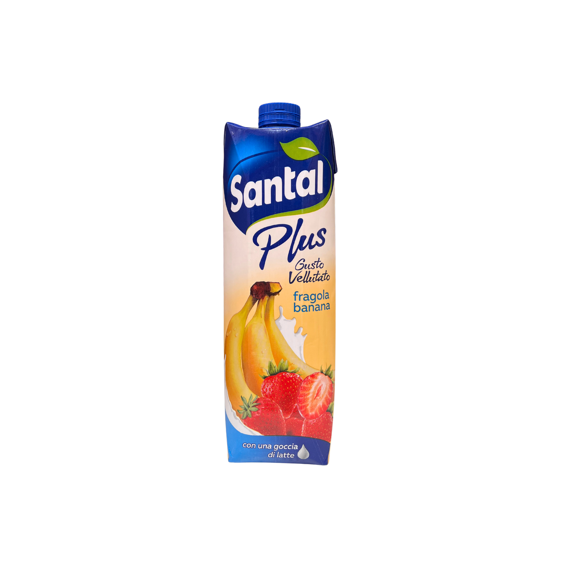 Confezione da 1 litro di succo di frutta Santal Fragola e Banana – disponibile su Essenza Pisterzi
