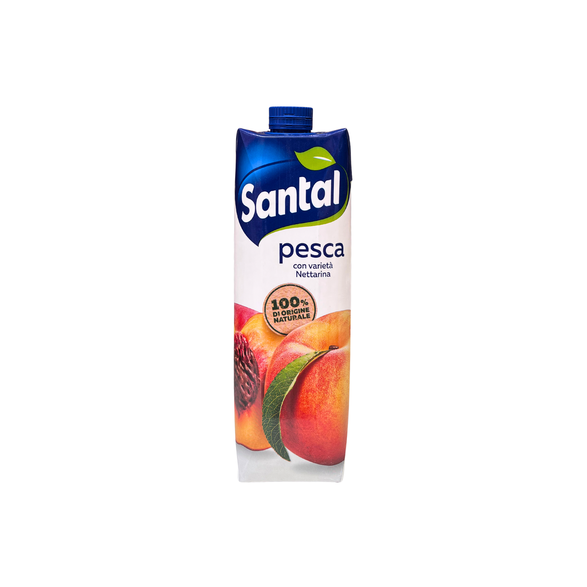 Confezione da 1 litro di succo Santal pesca nettarina – disponibile su Essenza Pisterzi
