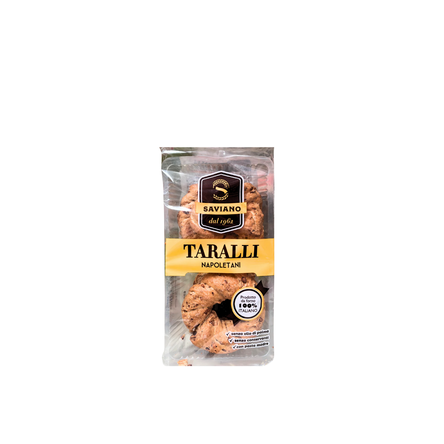 Saviano Taralli Napoletani 100% Italiani 160g confezione
