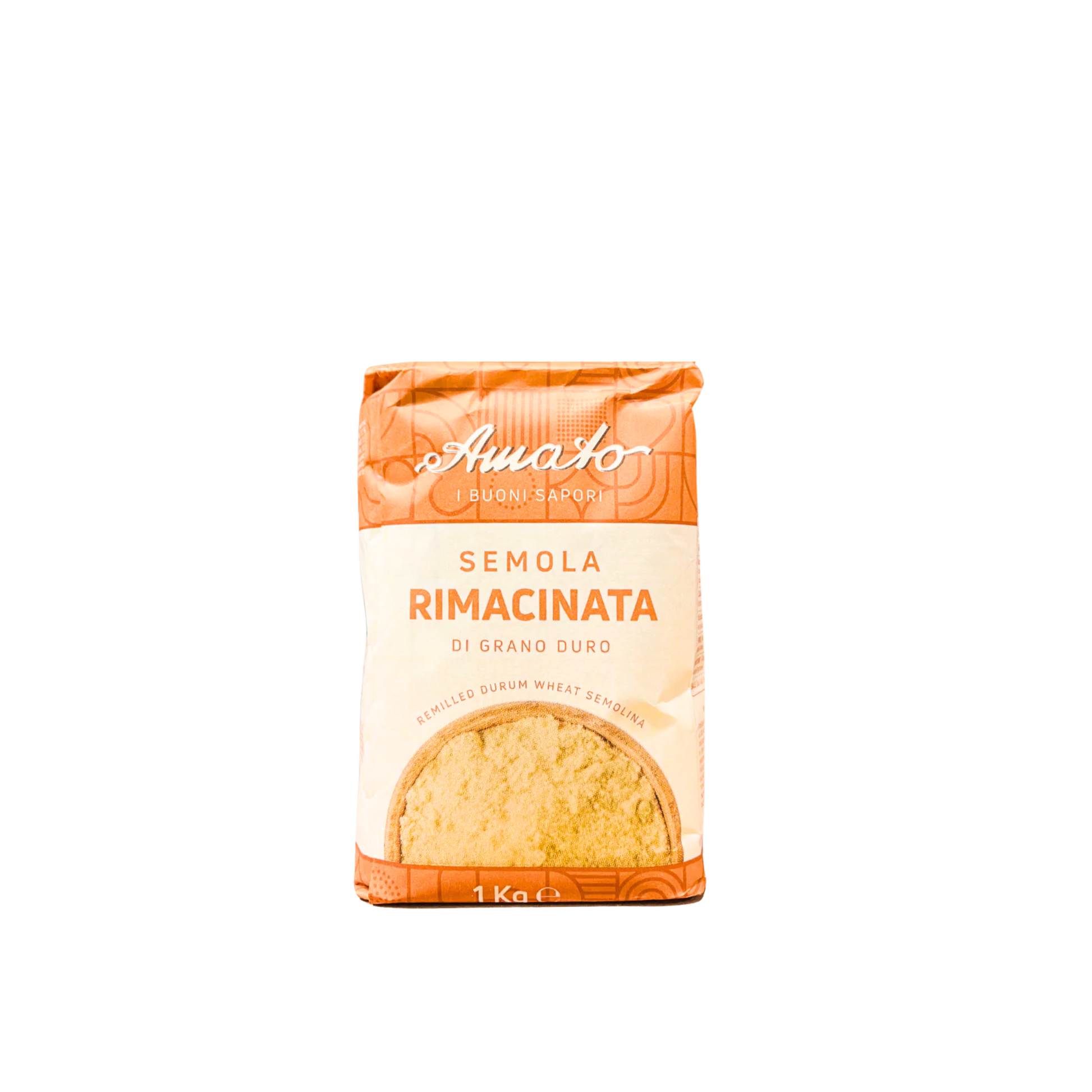 Semola rimacinata di grano duro AMATO 1kg confezione
