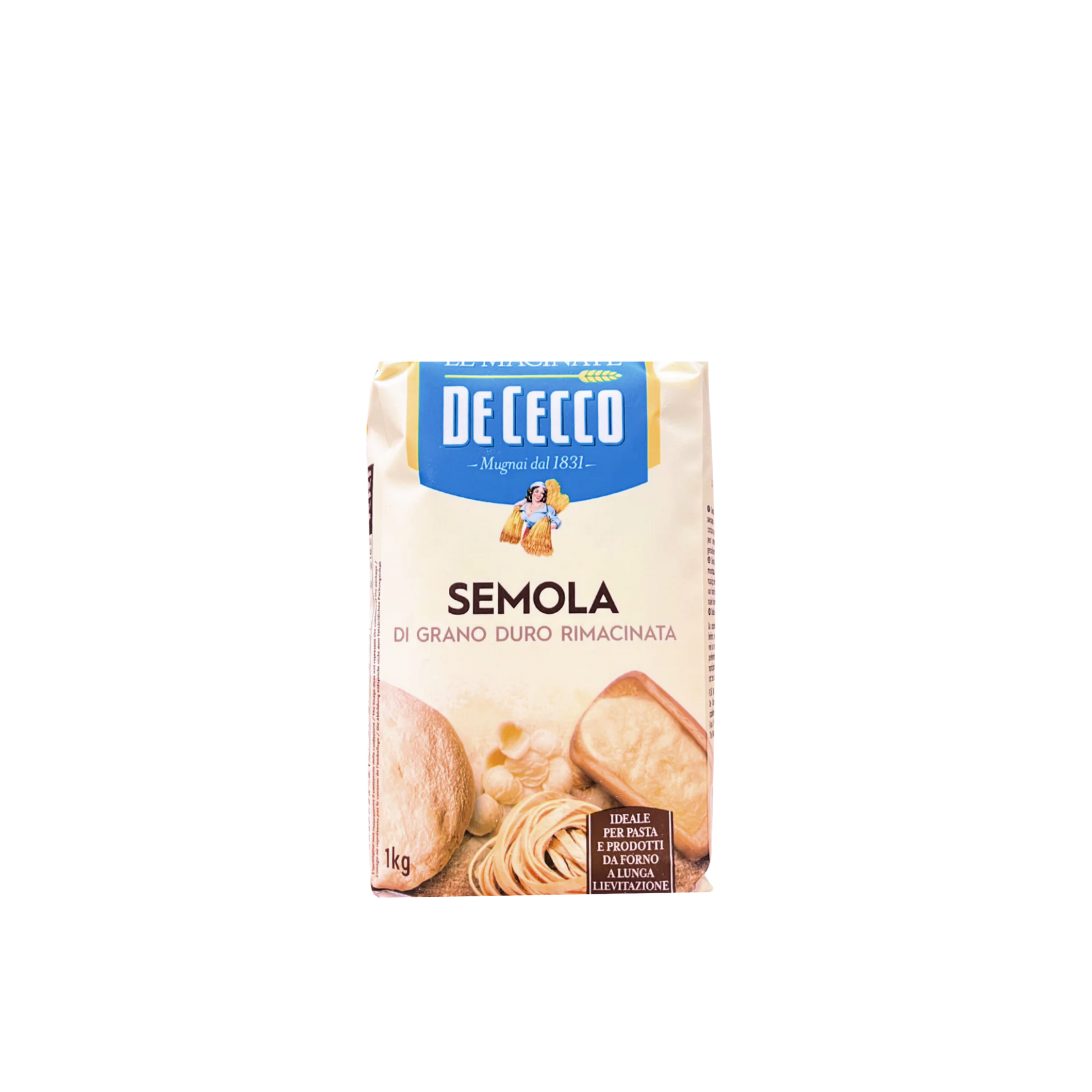 Farina di grano duro De Cecco per pane e pasta
 